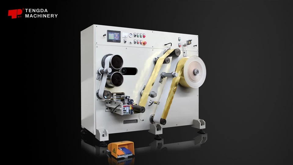 Máquina de rebobinamento de alta velocidade para papel alumínio
