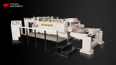 Máquina de corte transversal de papel e filme