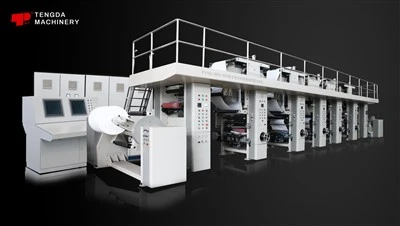 Máquina de impressão de rotogravura de alta velocidade de papel
